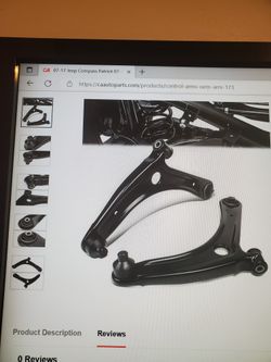 Dodge Caliber Control Arms With Ball Joints And Sway Bar Links