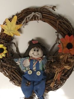 Fall Season Door Wreath