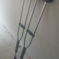 Adjusting Aluminum Crutches 