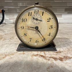 Antique Old Colony Alarm Clock 