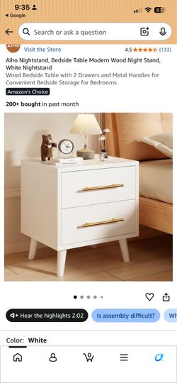 New modern nightstand