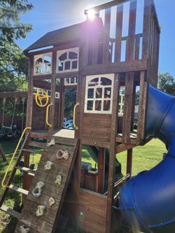 Playground.Playhouse .Swing.Slide