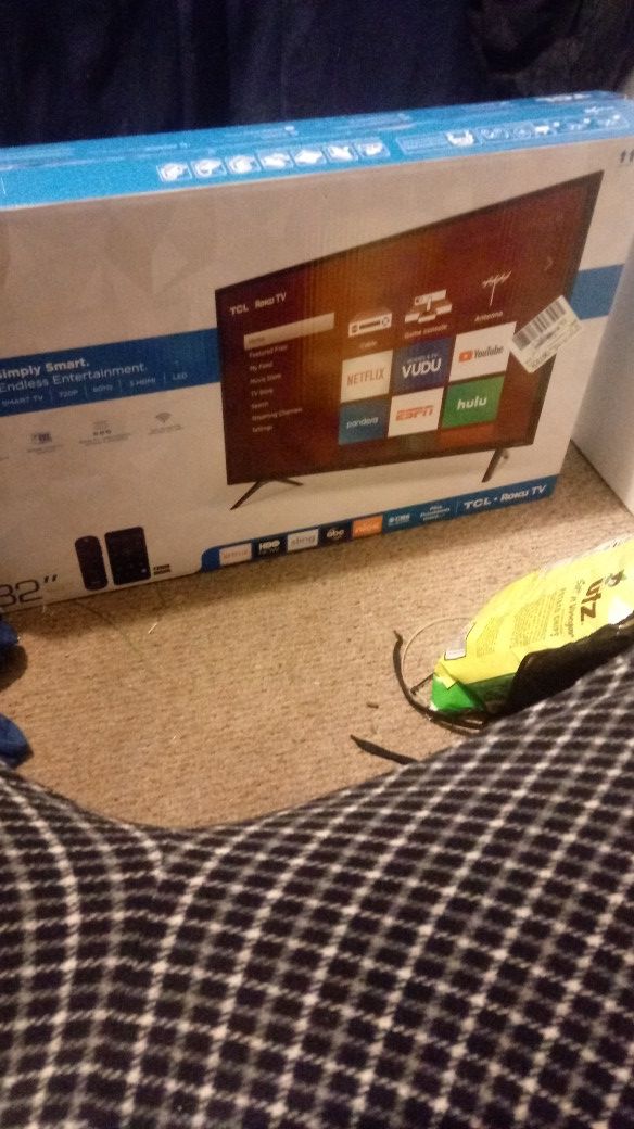 brand new never opened flat screen