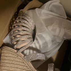 Diamond Wedges Never Worn