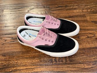 Vans UltraCrush Pro Era Black Suede/Purple Stripe Shoes Size 10.5 Lizzie Armanto