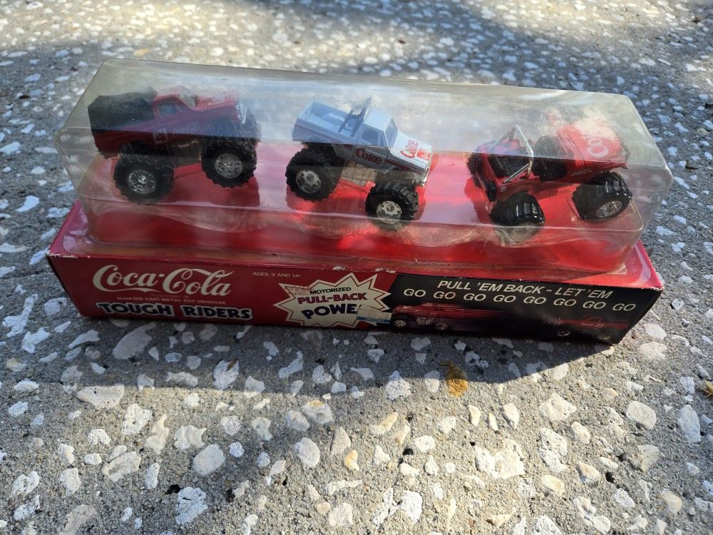 Vintage Coca Cola Tough Riders Cars