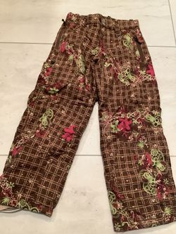 Girls Snow Pants And Hat 
