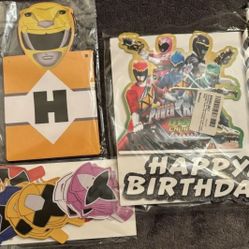 Power Rangers Birthday Party Supplies 