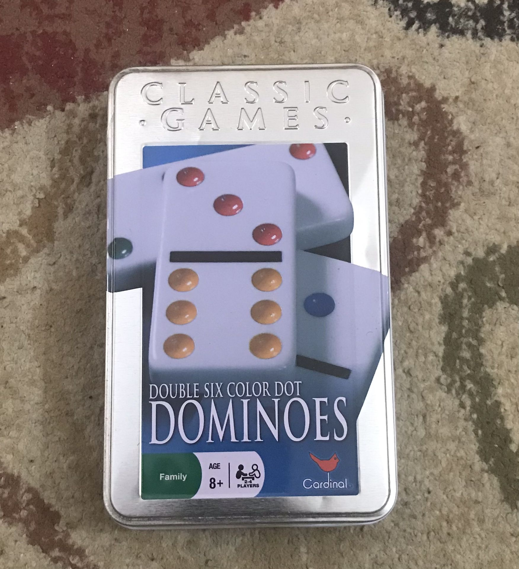 Double Six Color Dot Dominoes