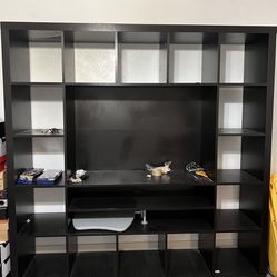 TV Stand With Shelves 