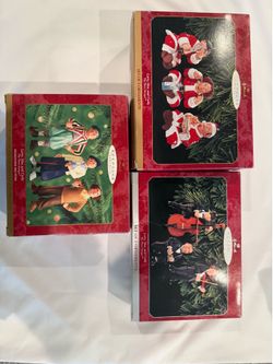 Three Stooges vintage hallmark keepsake Christmas ornaments