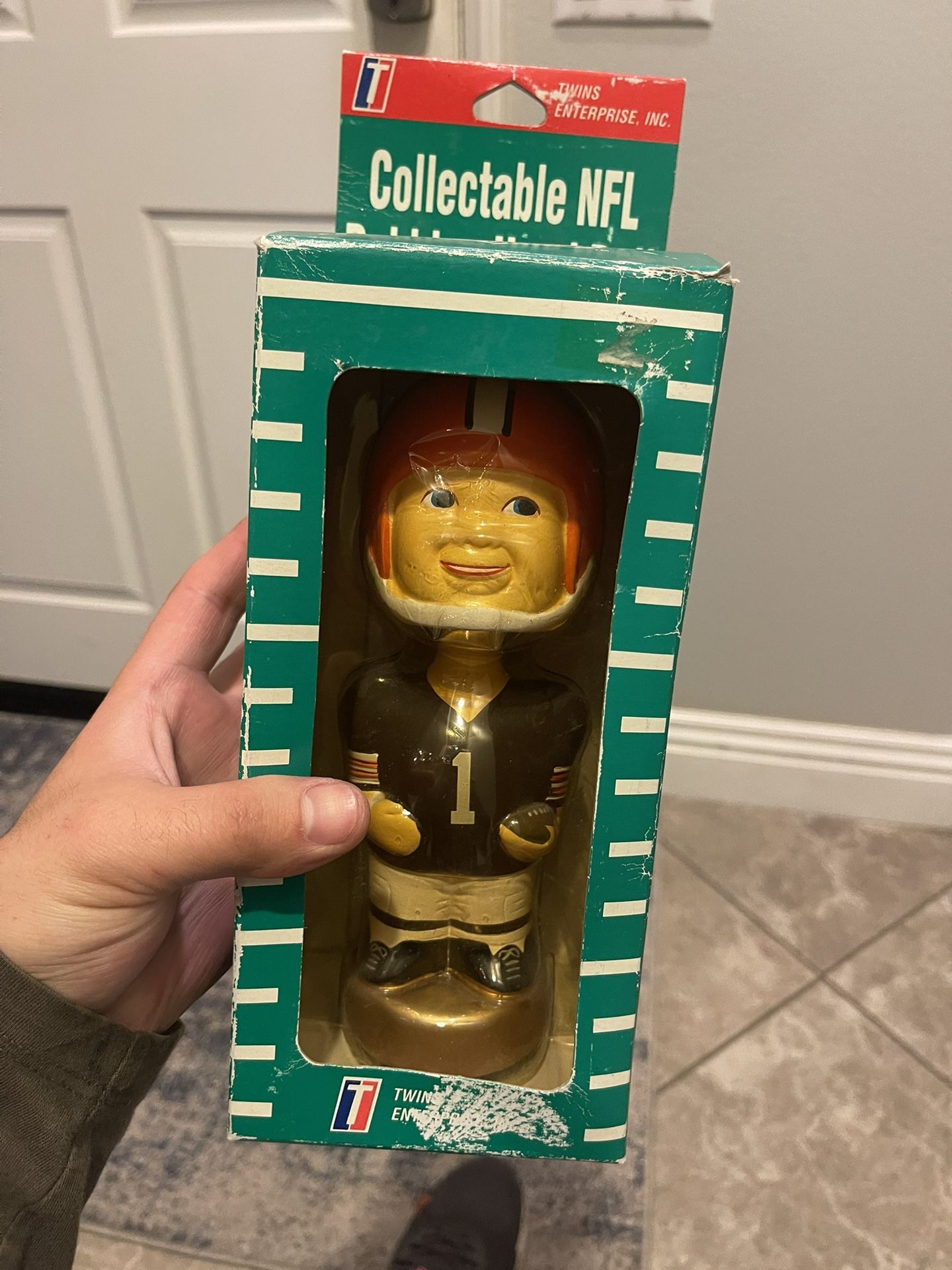 Collectable Nfl bobbing head doll