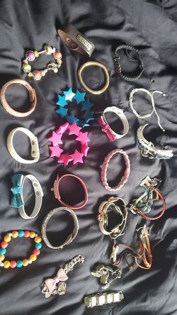 Lots of bracelets