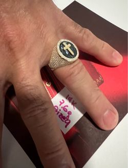 14K Solid Gold Ring For Wedding 7.6Gr Size 9