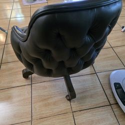 4 Poker Wooden/Leather Chairs