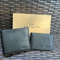 Coach Wallet For Men ( All Black)