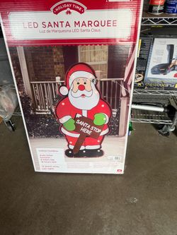 LED SANTA MARQUEE