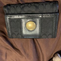 Black Coach Wallet 