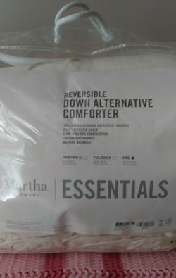 Martha Stewart reversible down comforter