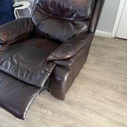 Leather Recliner 
