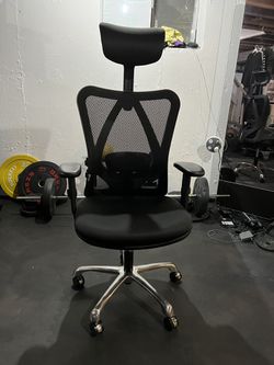 SIHOO Ergonomic Office Chair, Big and Tall Office Chair, Adjustable Headrest with 2D Armrest, Lumbar Support and PU Wheels, Swivel Computer Task Chair Thumbnail