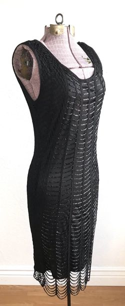 Vintage flapper great gatsby dress M