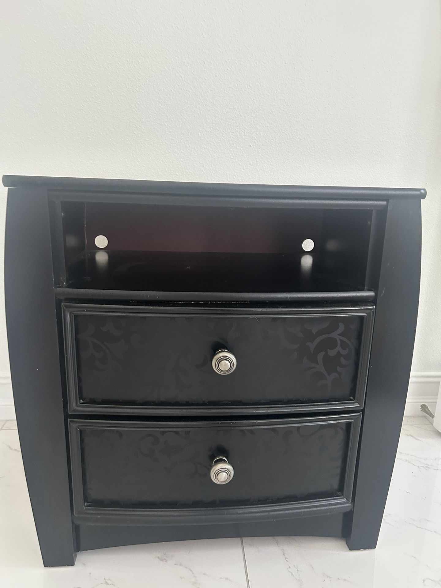 Beautiful Black Night Stand $25
