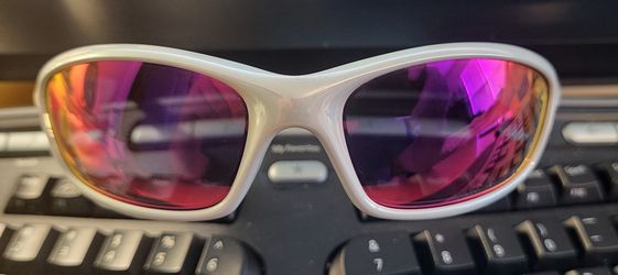 Oakley 2007 Straight Jacket Grey/Red Sunglasses