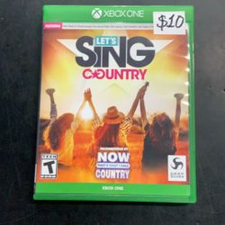 Xbox One Let’s Sing Country CIB