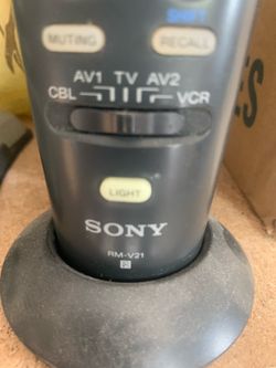 Sony remote RM V21