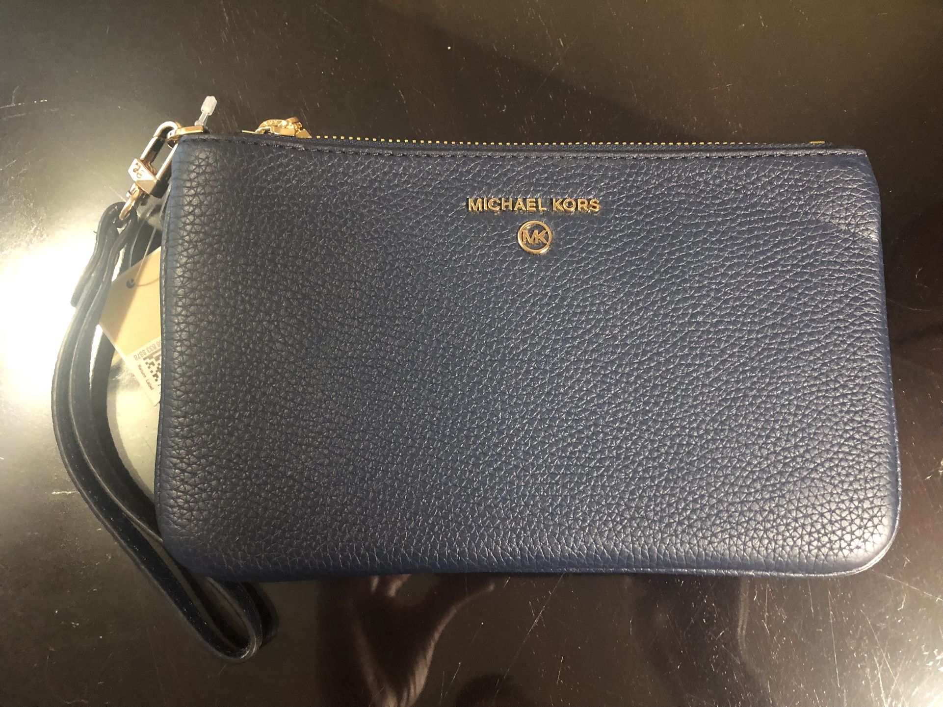 Michael Kors Dark Blue Wristlet