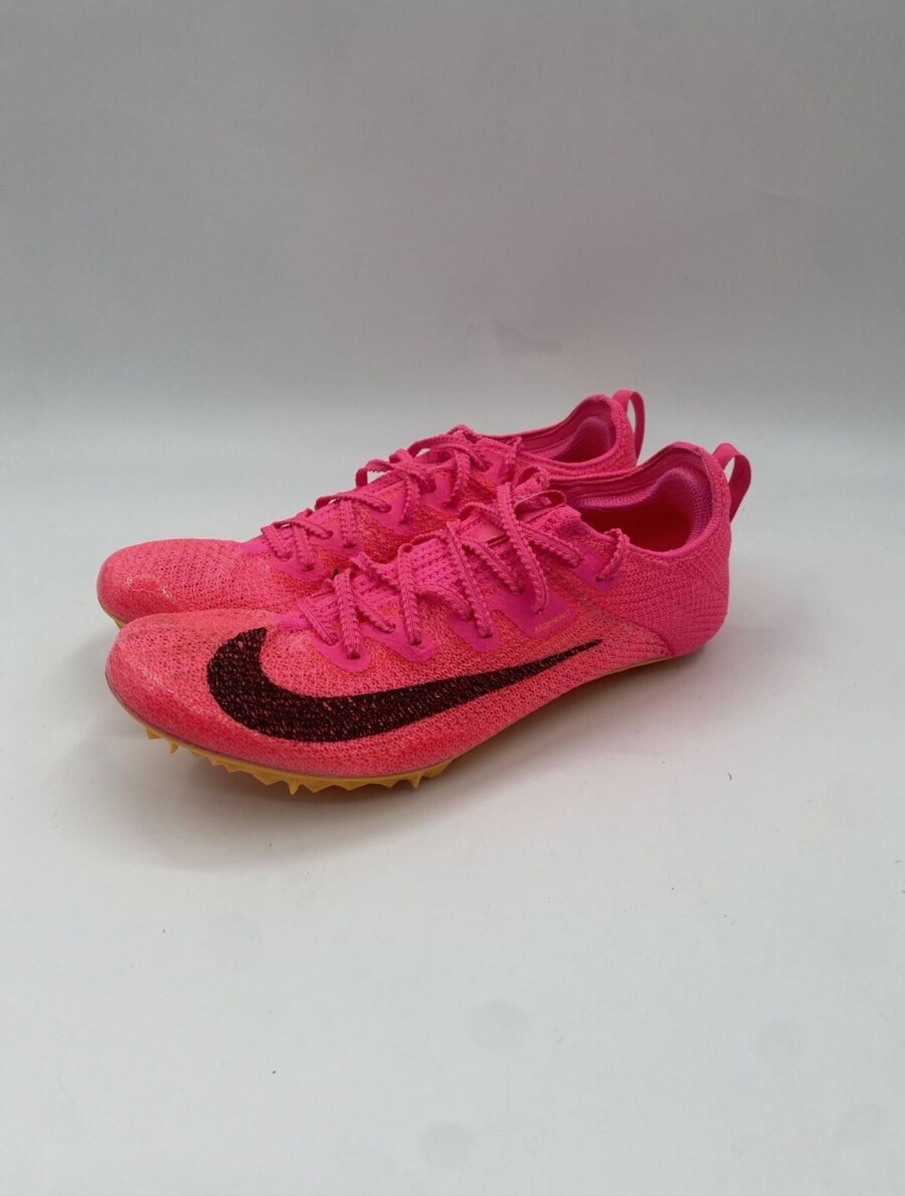 Pink Nike Zoom Superfly 6 running shoes #running shoes