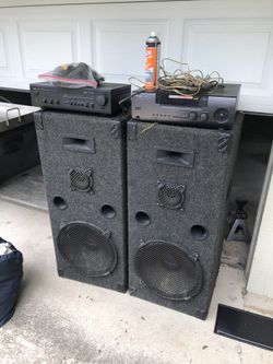 Speaker and Amplifiers