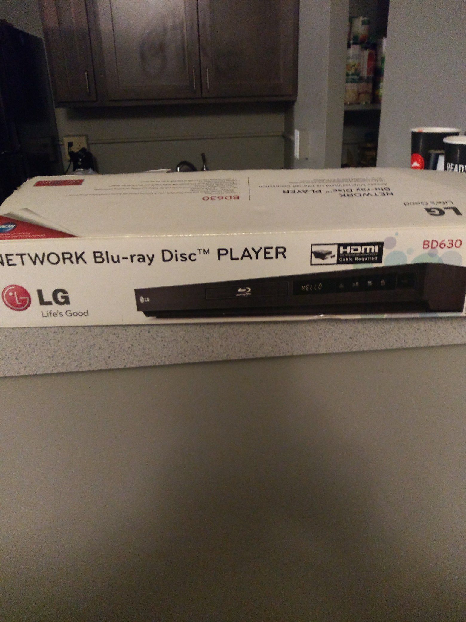 LG Blu Ray player with remote