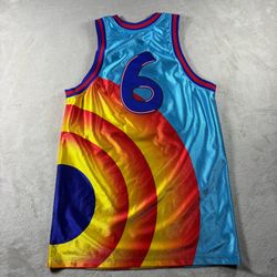 Nike LeBron James Space Jam Tune Squad Jersey Men’s S Blue A New Legacy #4A