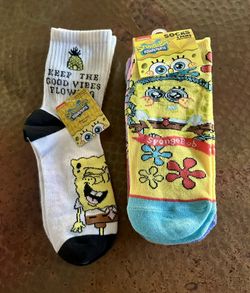 SPONGE BOB SQUARE PANTS SOCKS