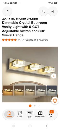 Vanity Lights new
