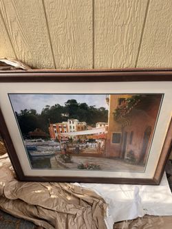 Mediterranean Custom Matted Print