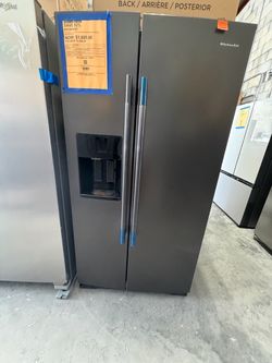 KitchenAid Side-by-Side Refrigerator Black Stainless