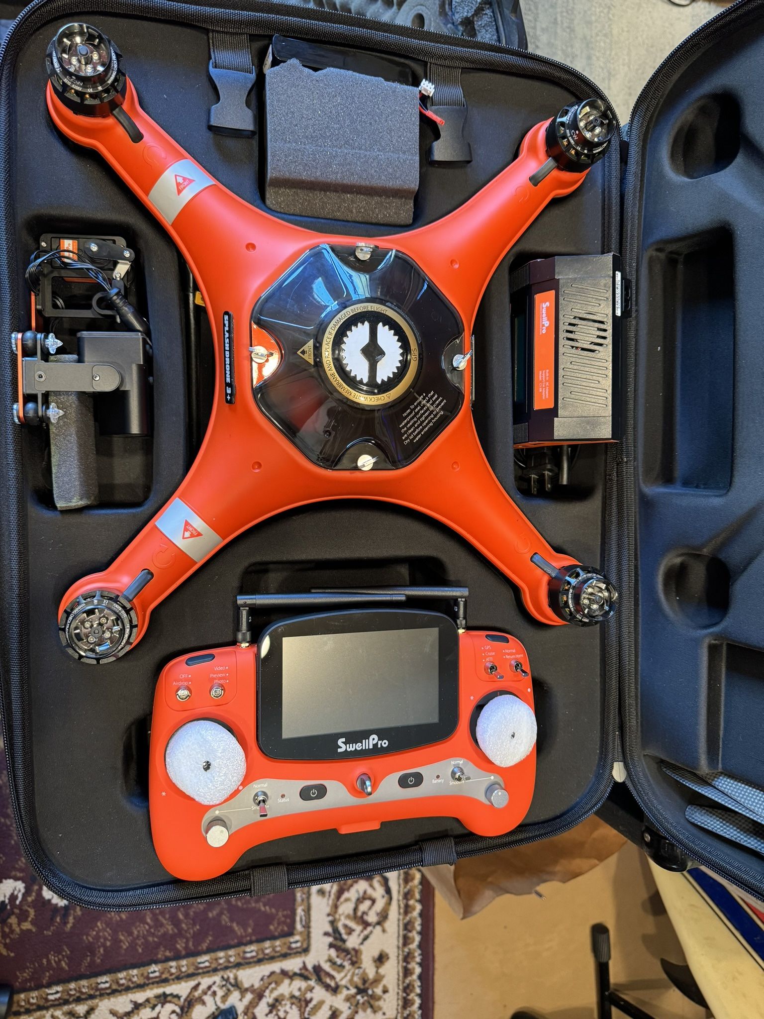 SwellPro Splash Drone 3+ Fishing Line Release Night Camera , Open Box