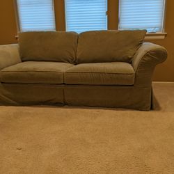 Moss Green Sofa. Excellent condition and quality.