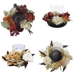  New 8-Inch Artificial Floral, Candle Holder($5 each) 