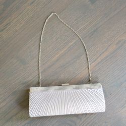 Formal Evening Clutch - Silver