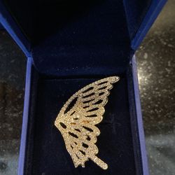 Authentic Swarovski Naturally Butterfly Ring #1081984