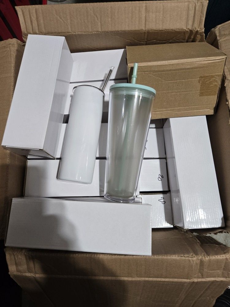 20oz Sublimation Tumblers And Double Wall Glow In the Dark 24oz