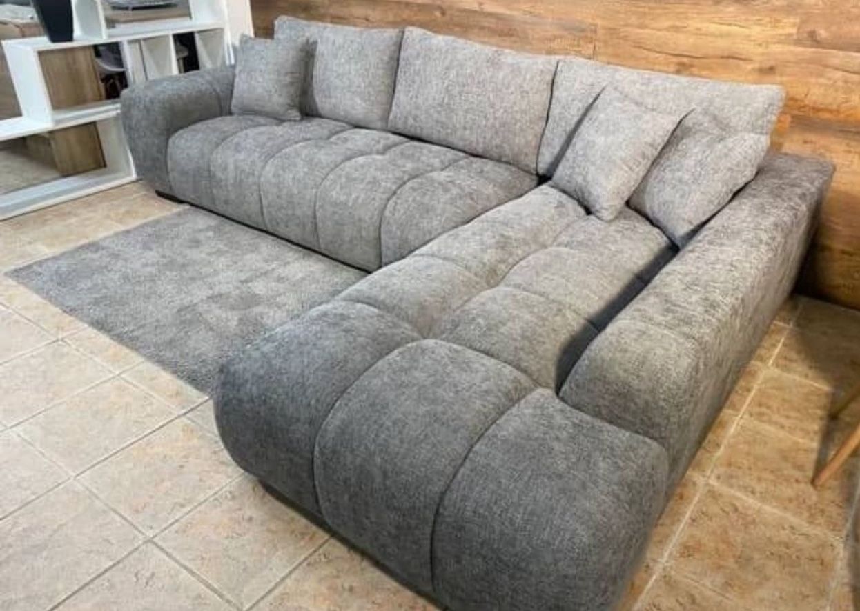 Grey Linen Sofa Sectional