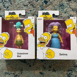 Jakks Simpsons 2.5” sideshow Mel and Selma