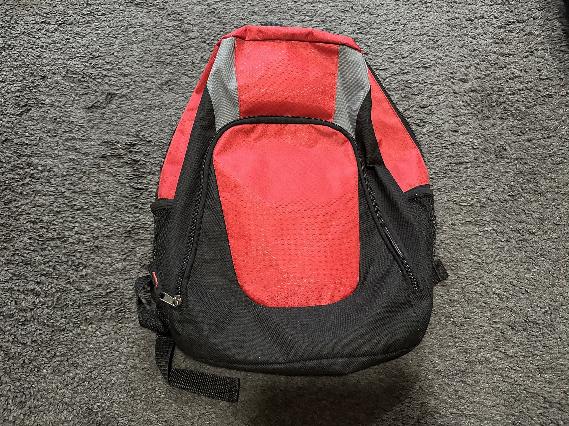 Red And Black Backpack