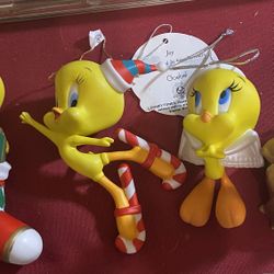 Looney Tunes Tweety Bird Christmas Ornaments
