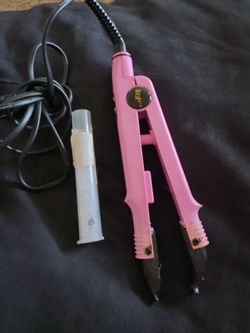 Hair extension iron and Italian keratin beads
